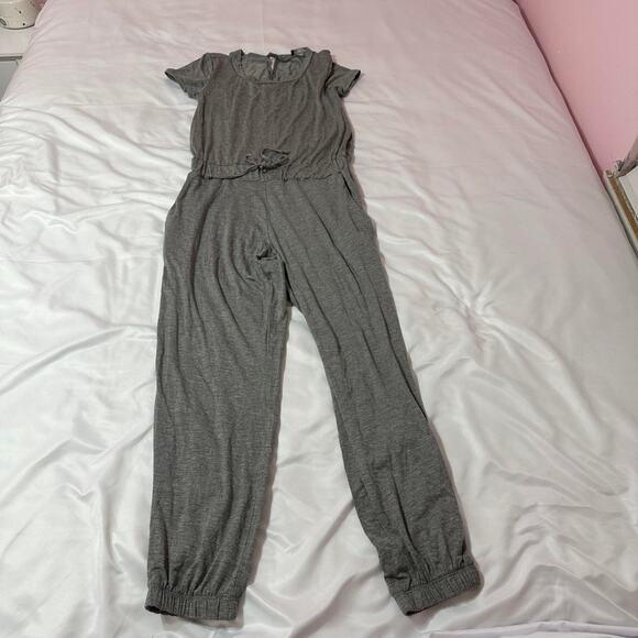 Grey jumpsuitromper jogger style pants - Picture 1 of 8